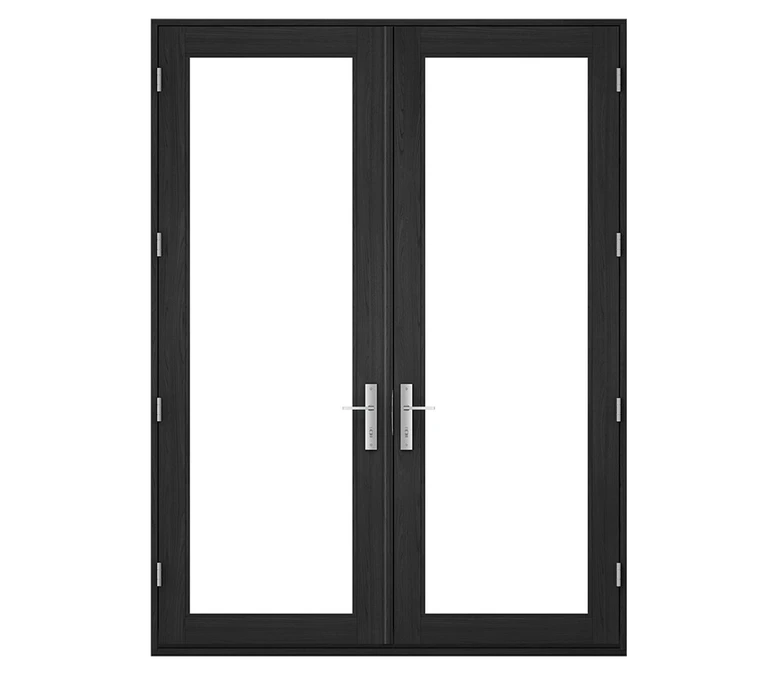 Pella Reserve Contemporary Wood Hinged Patio Door in St Louis